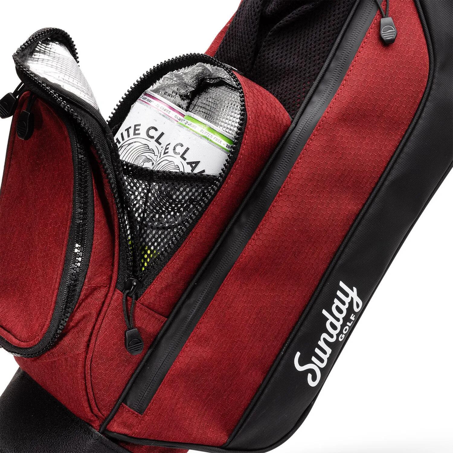 THE LOMA bolsa de golf - granate Ron Burgundy 4/6