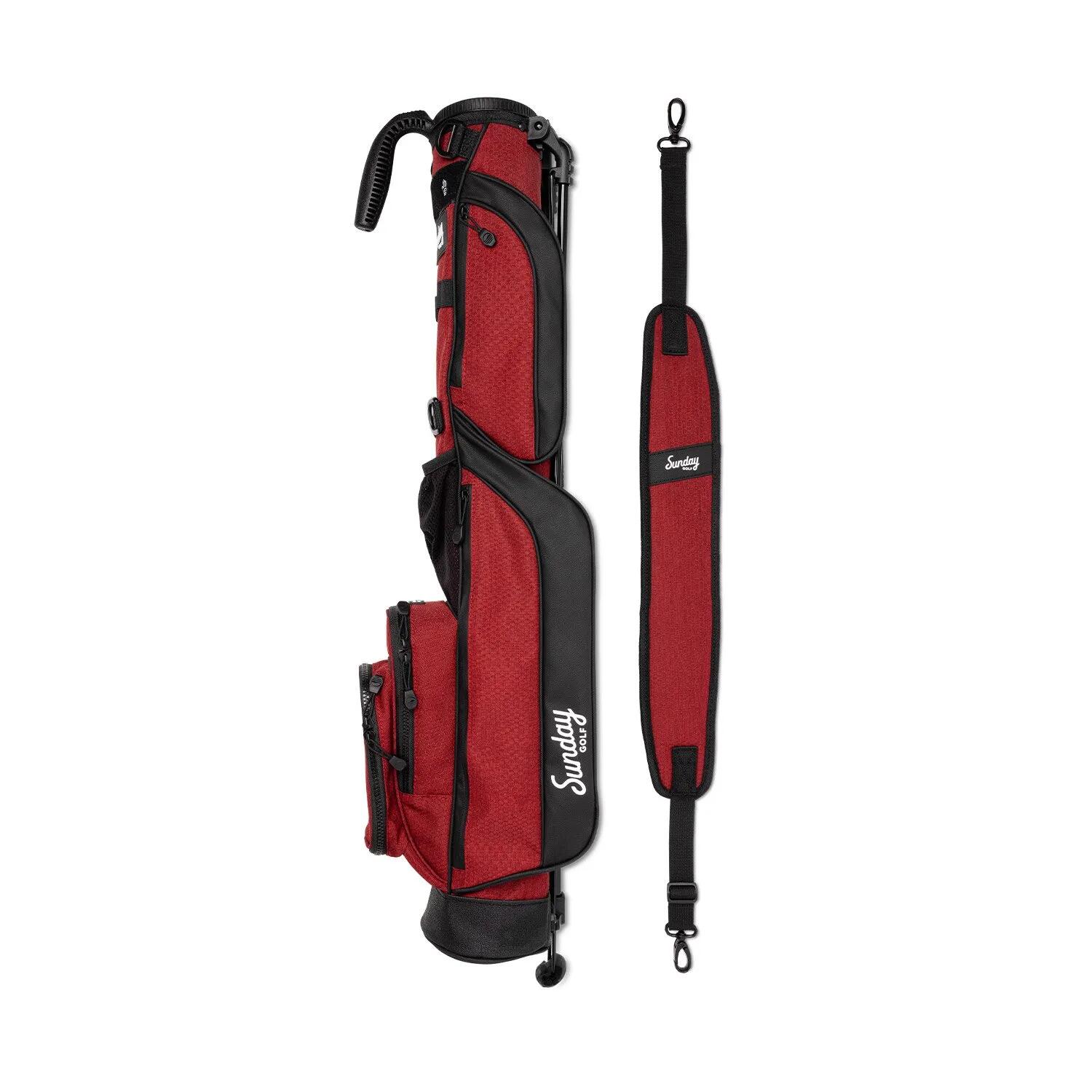 THE LOMA bolsa de golf - granate Ron Burgundy 3/6