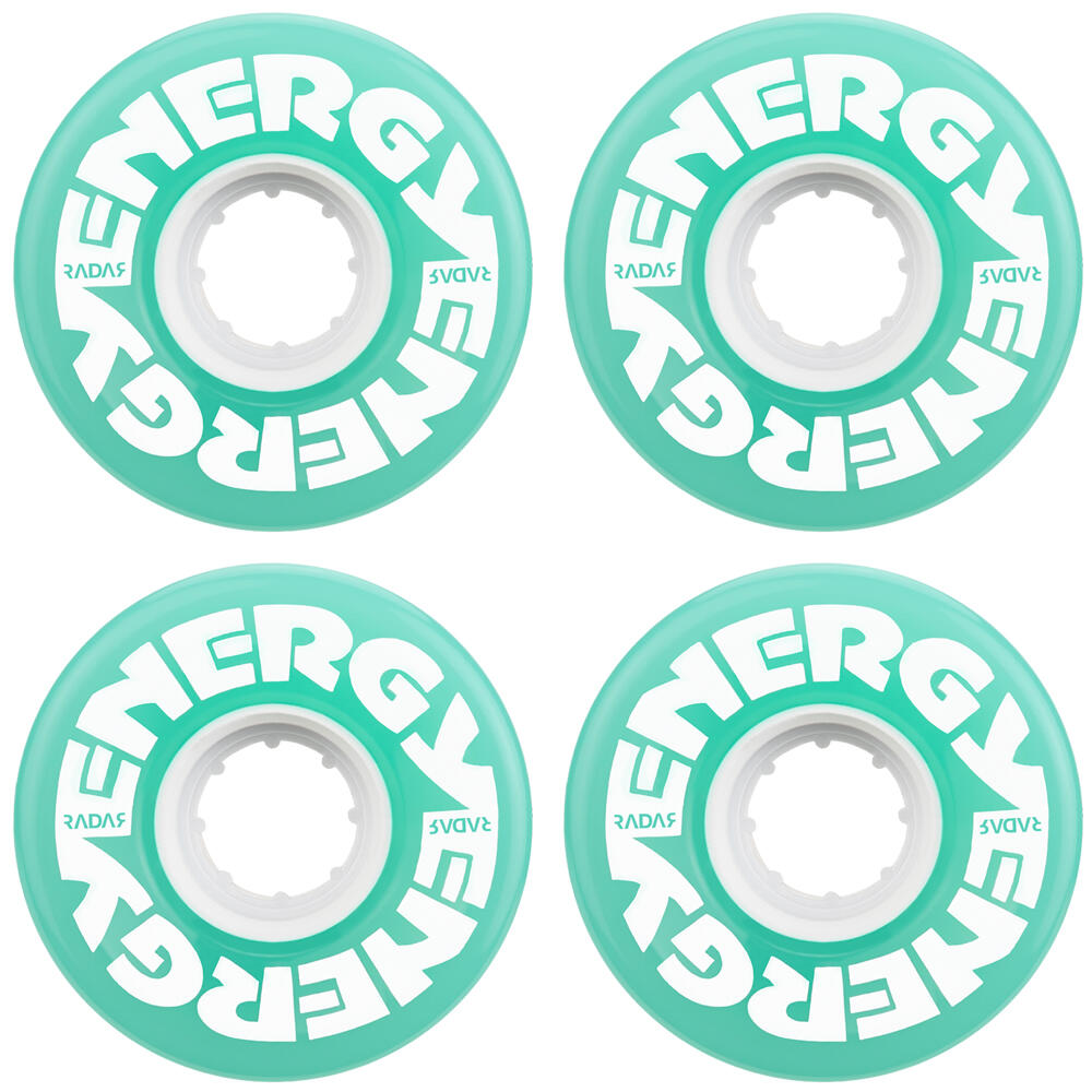 Radar ENERGY Outdoor Roller Skate Wheels Aqua 78a RADAR WHEELS