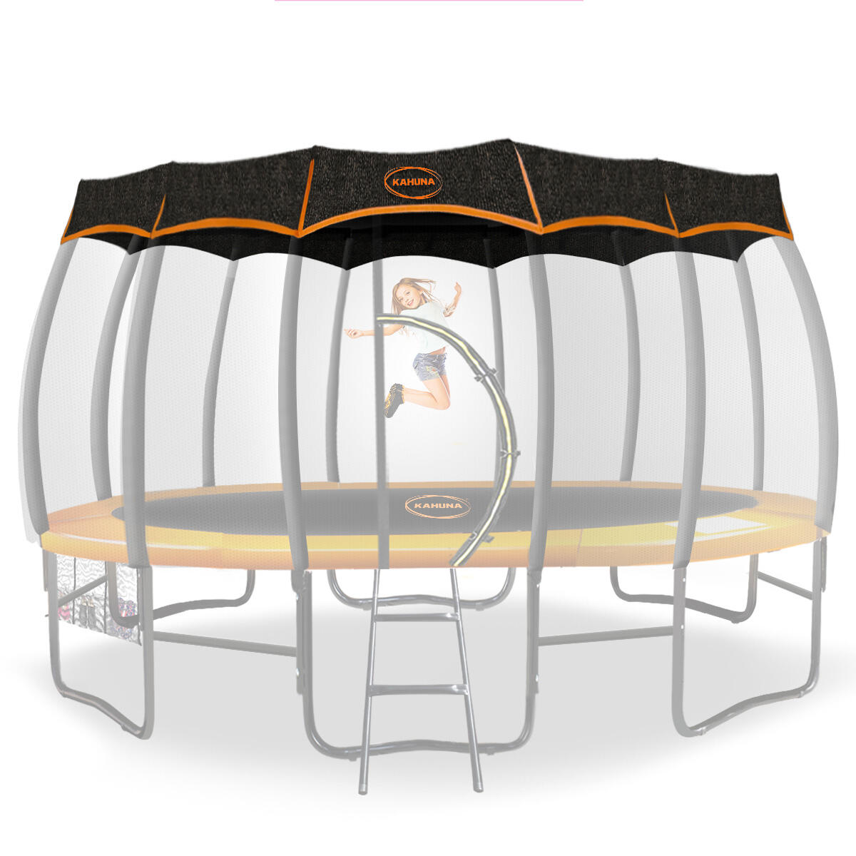 Kahuna Removable Twister Trampoline Roof Shade Cover