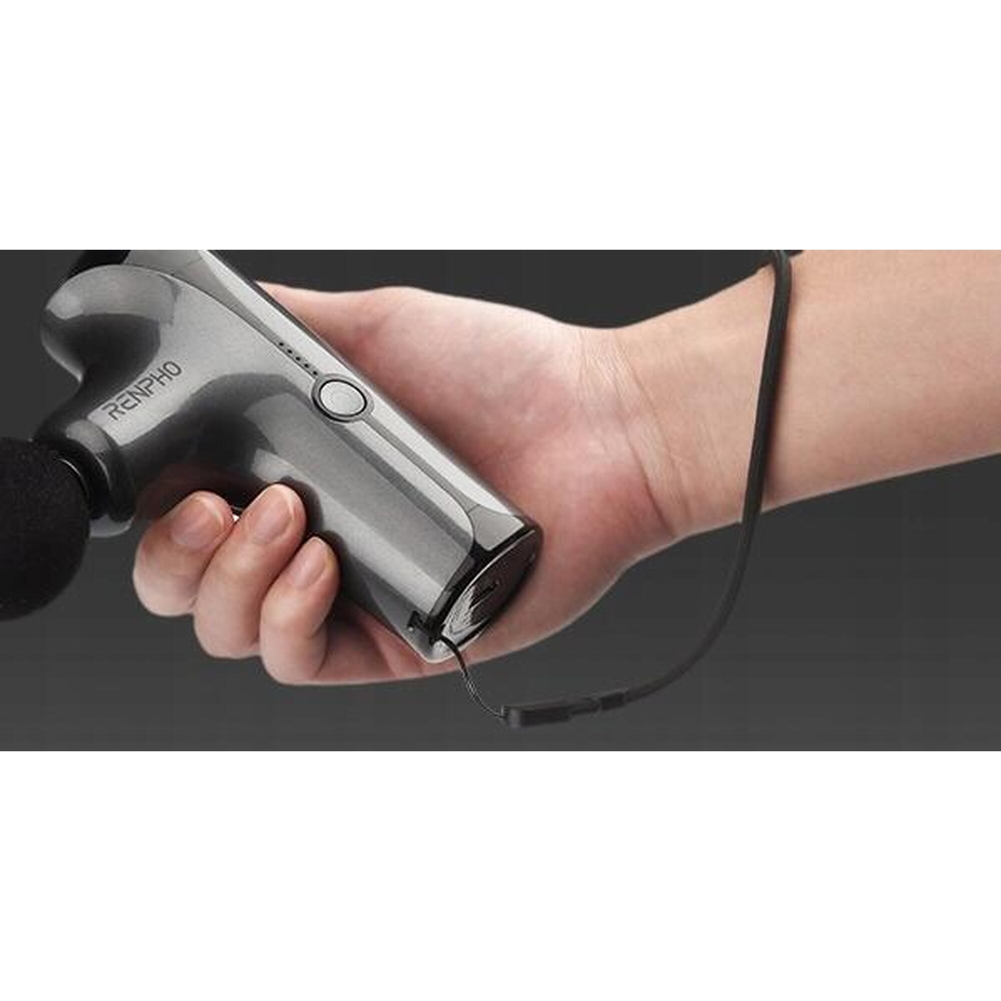 Pistolet de massage RENPHO Mini GM173 - 4 têtes de massage - 5 modes