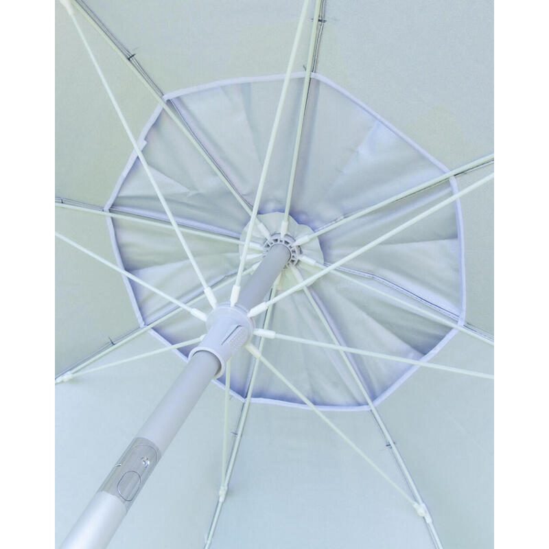 GUARDA-SOL DE PRAIA PREMIUM COM VENTILAÇÃO E PROTEÇÃO SOLAR UPF50+ 200CM