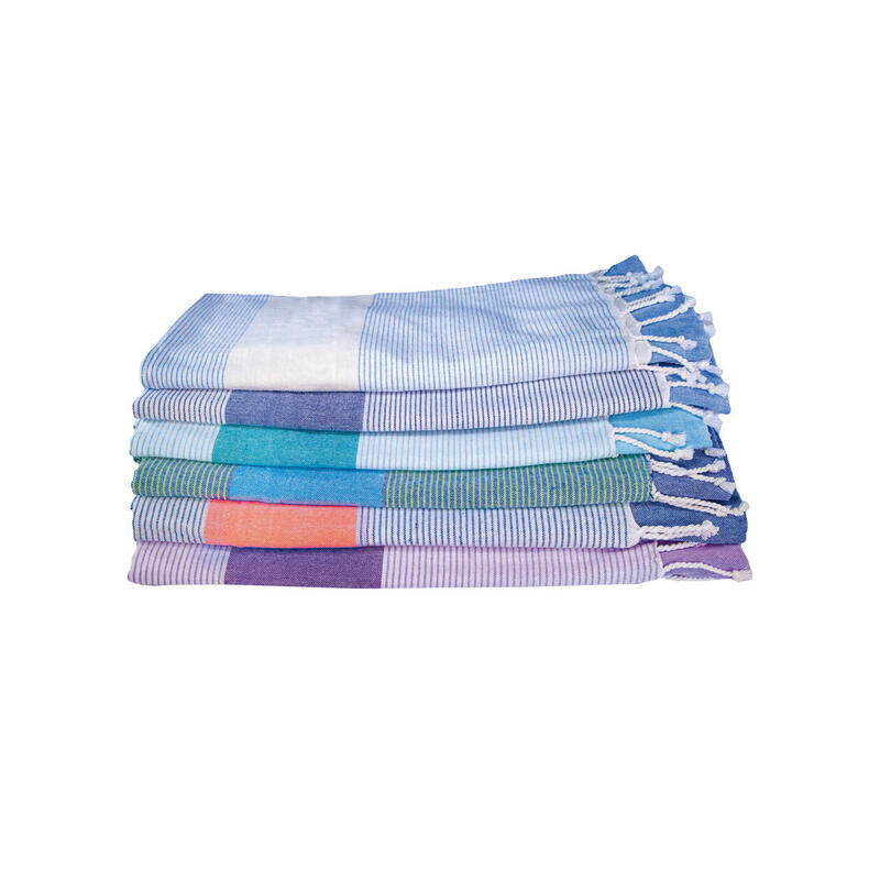 FOUTA D AZUL + VERDE - DOBLE