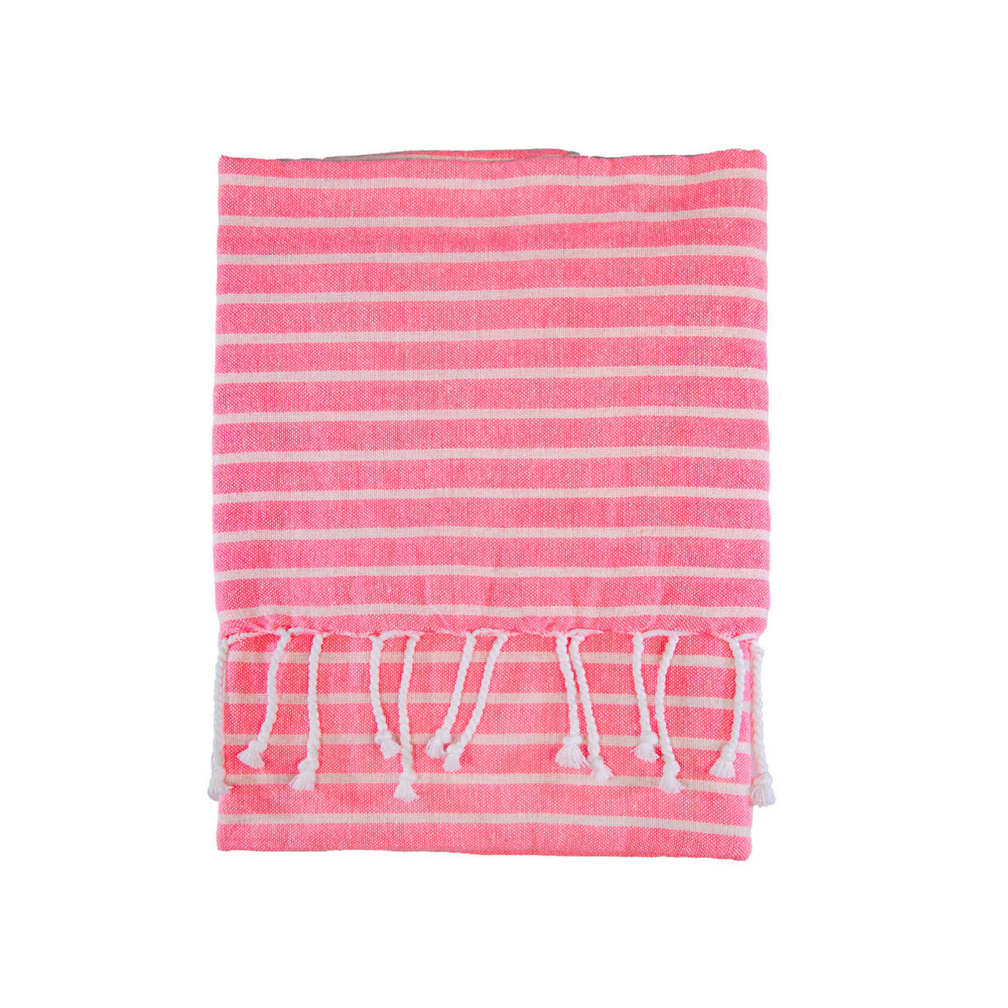 Sun & Surf - Fouta B Fluor Fuchsia - Paréo - Rose - Taille Unique - Decathlon