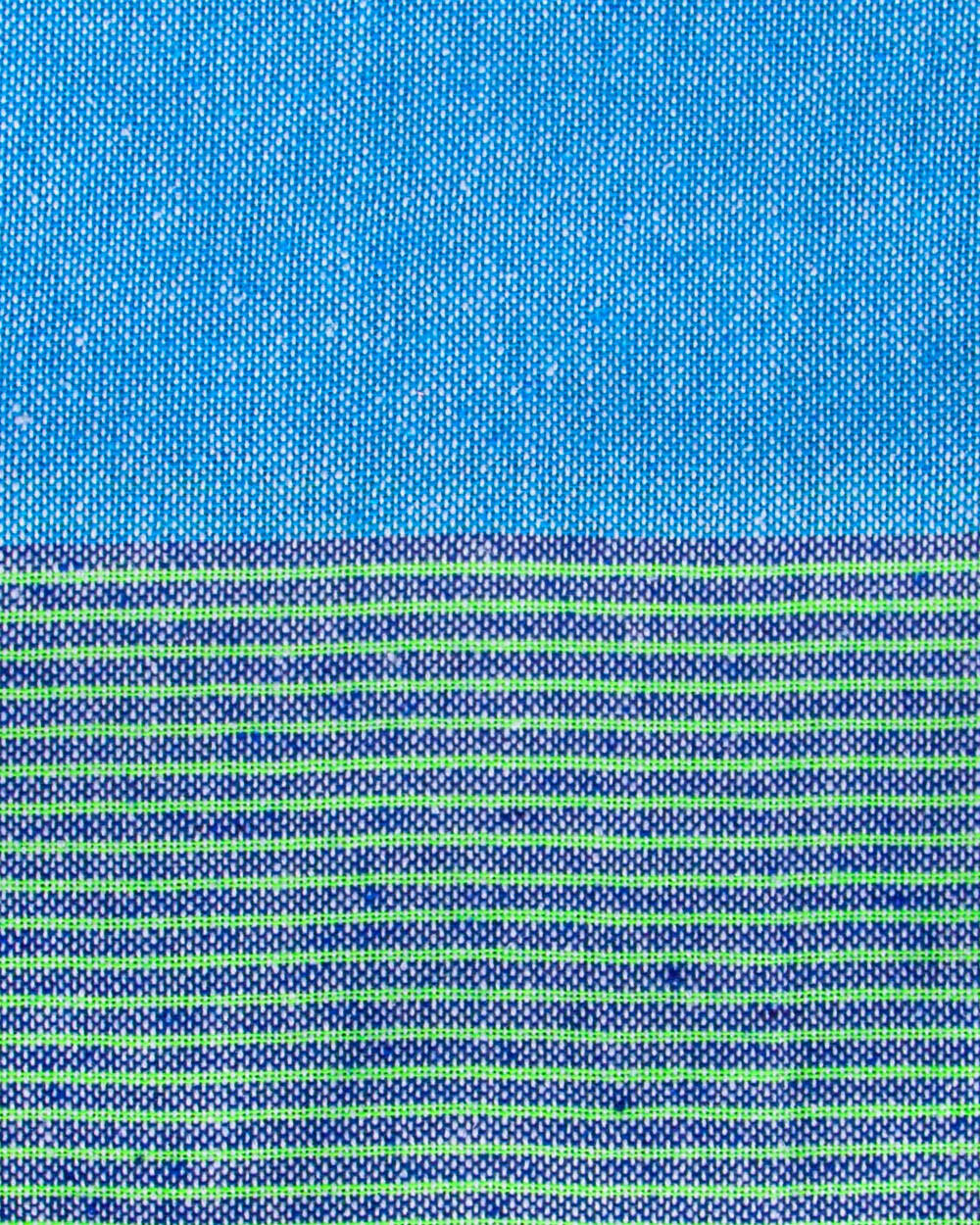 FOUTA D AZUL + VERDE - DOBLE 2/4