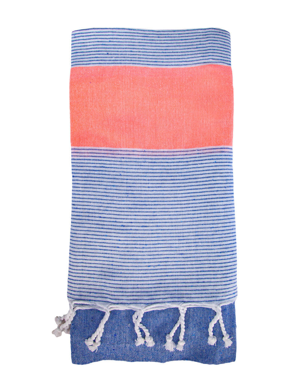 SUN & SURF FOUTA AZUL D + FLUOR SALMÃO