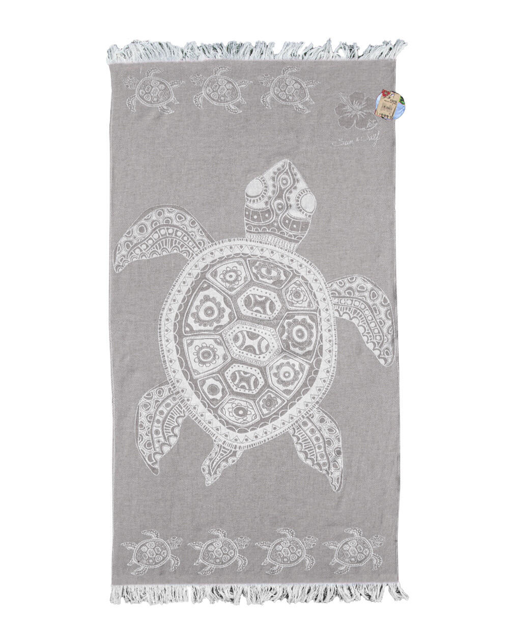 Tartaruga jacquard fouta