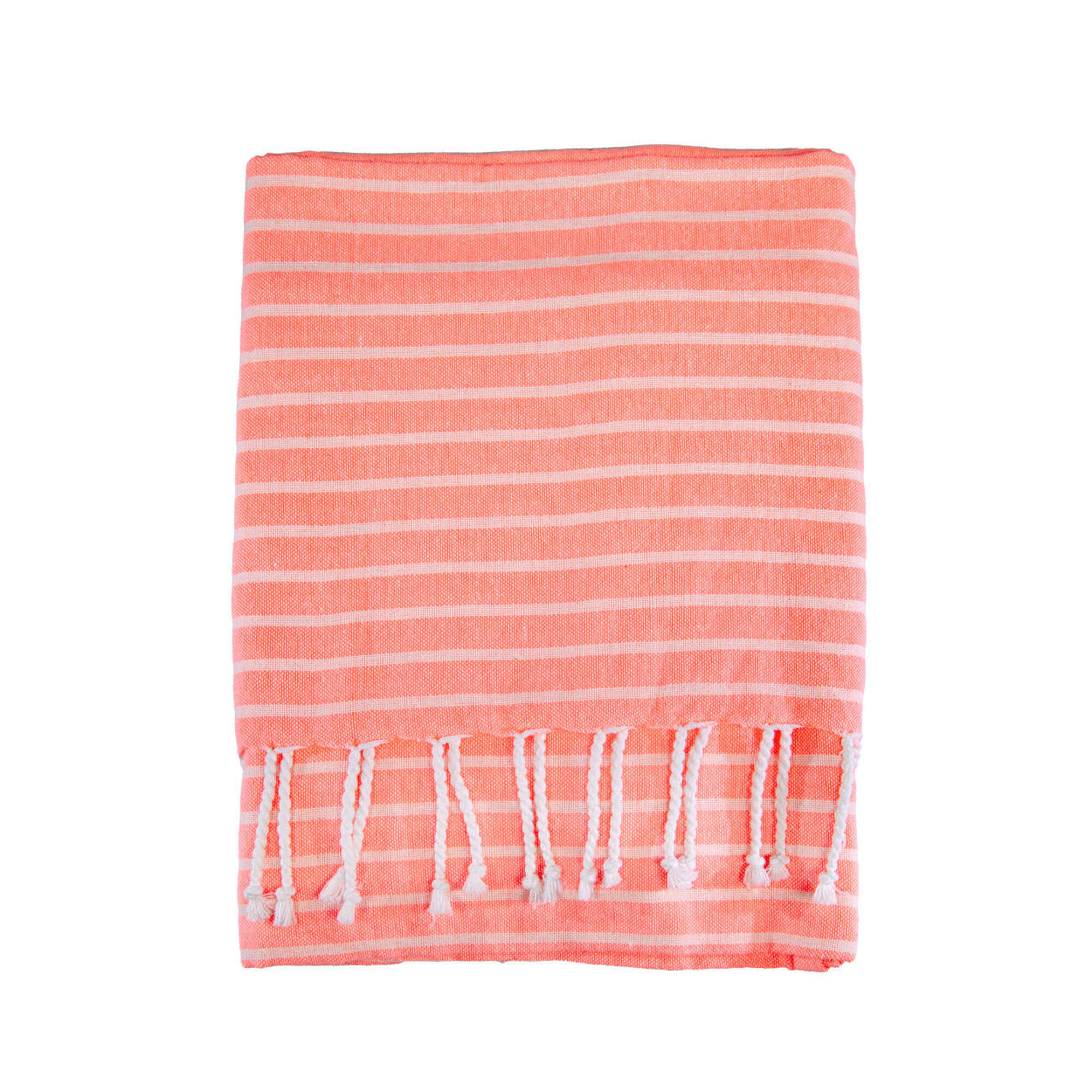 Sun & Surf - Fouta B Fluor Saumon - Paréo - Rose - Taille Unique - Decathlon