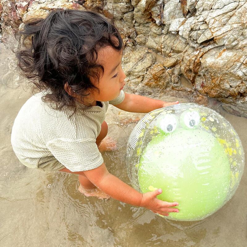 3D 充氣沙灘汽球 - 趣怪鱷魚