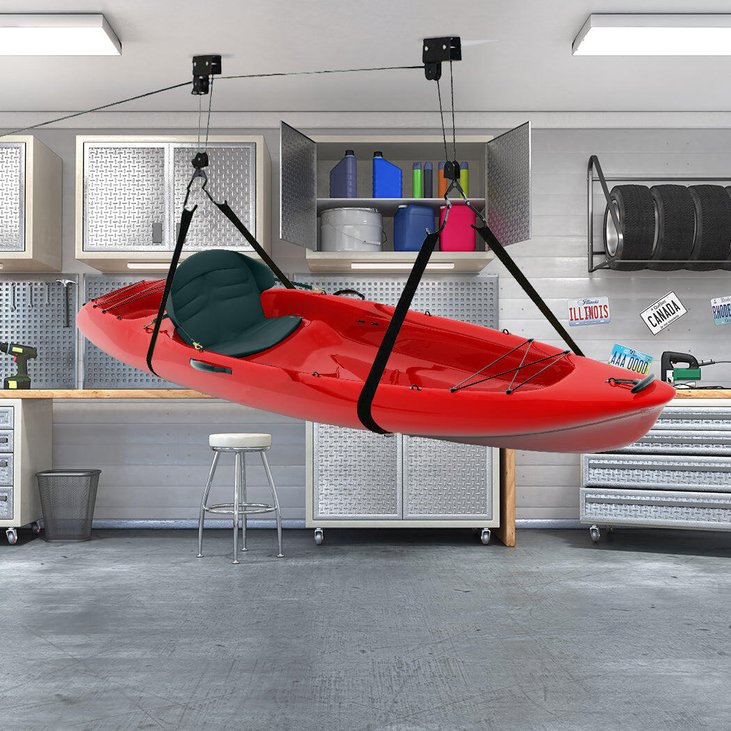 Monvelo Kayak Hoist Pulley 54KG Bike Holder Lift Garage Ceiling