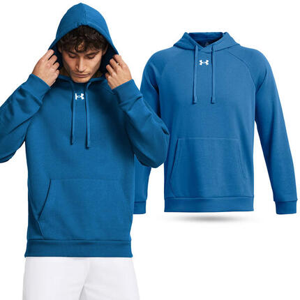 Sweat à capuche Under Armour Rival Fleece homme - bleu