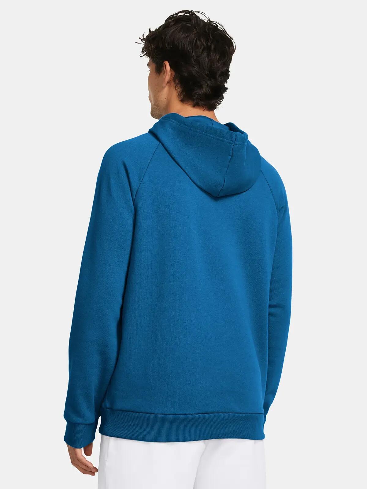 Under Armour Rival Fleece Kapuzenpullover Herren - Blau 3/6