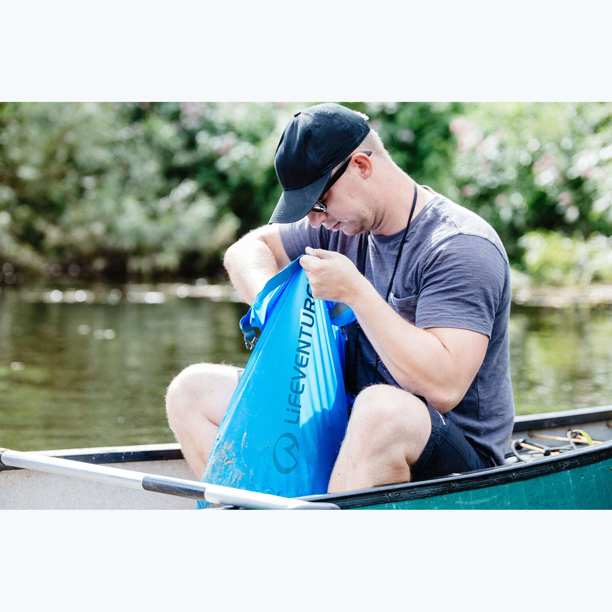 Lifeventure Ultralight Dry Bag 35L Wodoodporna torba Cordura 30D silikon 4/5