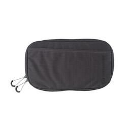 Ceinture pochette RFID Lifeventure, nylon recyclé, 5 emplacements, gris