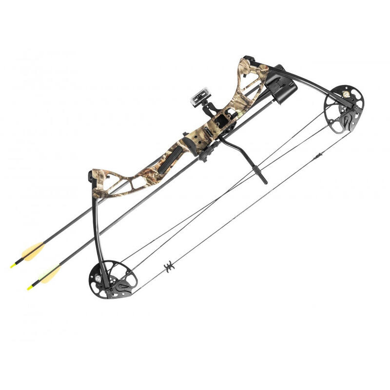 Łuk bloczkowy Rex Quad 20-65 LBS 28" zestaw