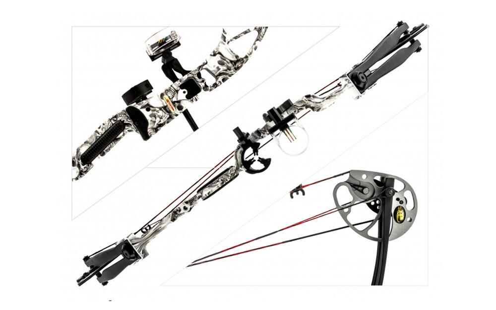 Łuk bloczkowy REX 15-55 LBS 28" zestaw 2/7