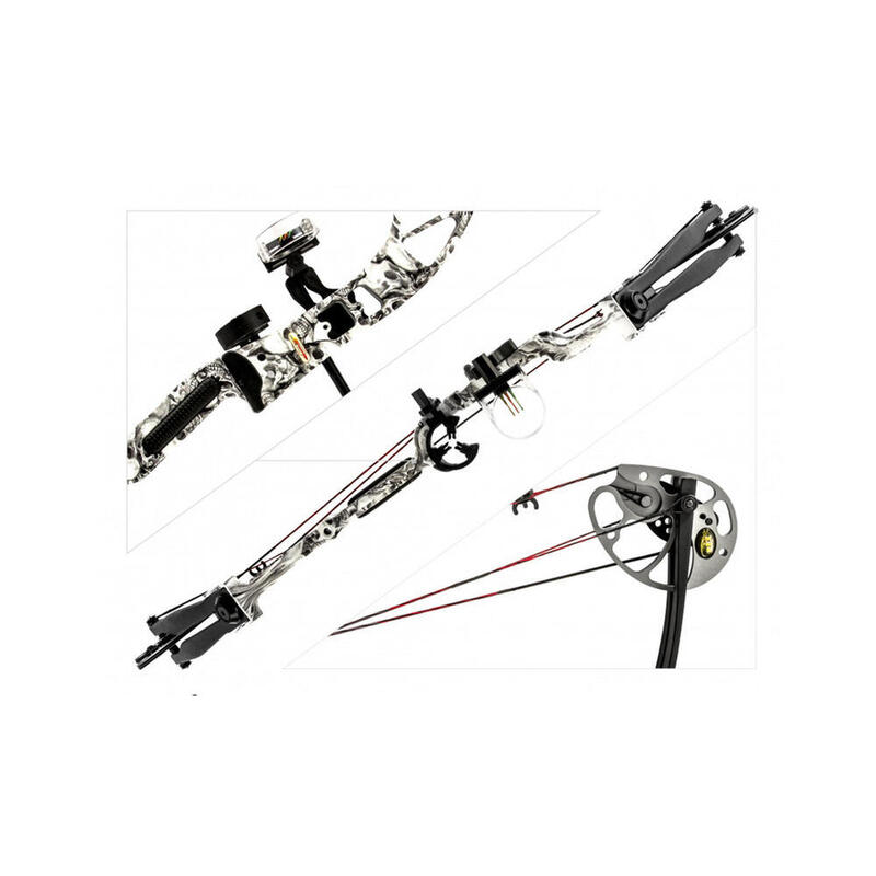 Łuk bloczkowy REX 15-55 LBS 28" zestaw