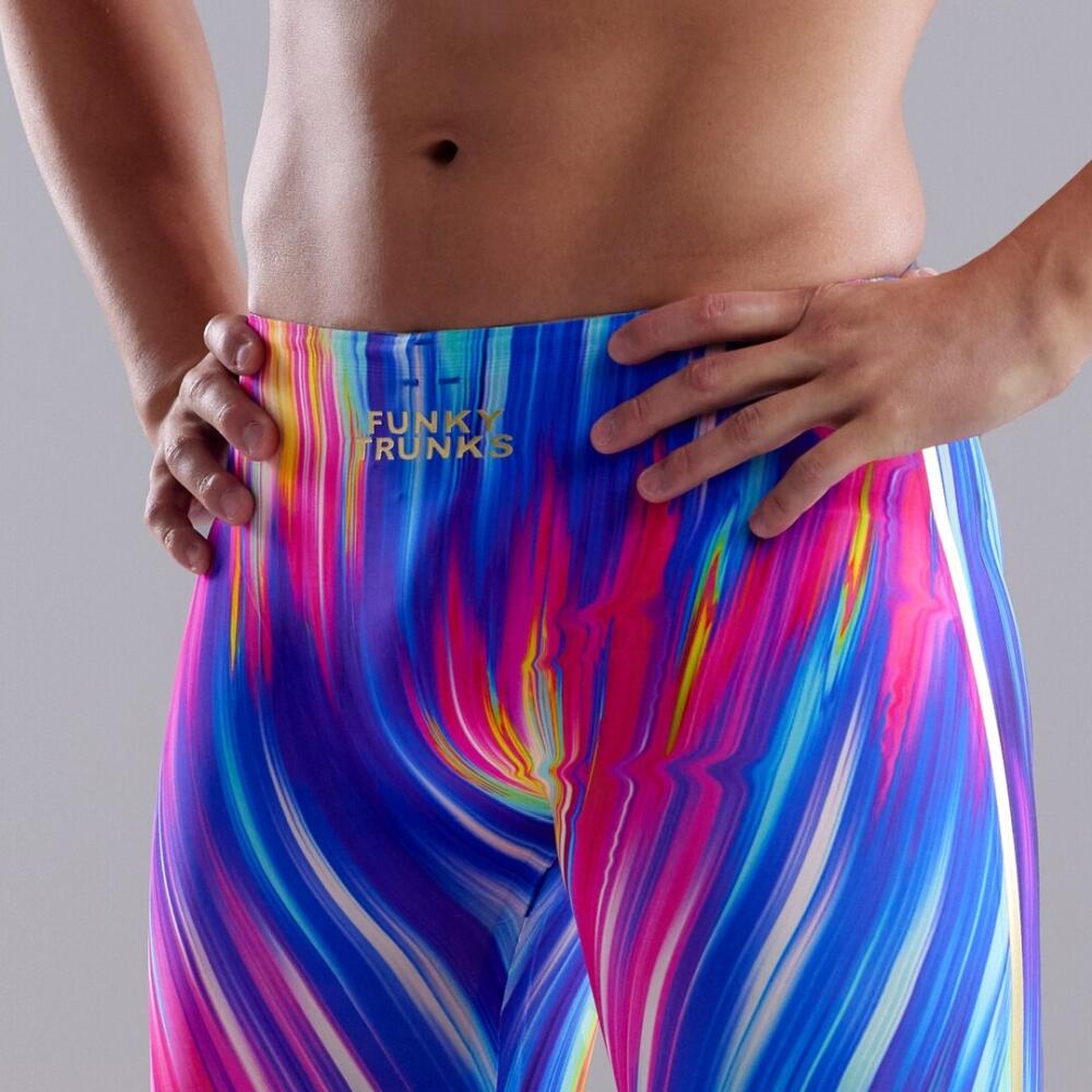 Strój startowy męski wyścigowy do pływania Funky Trunks Jammer 3/4