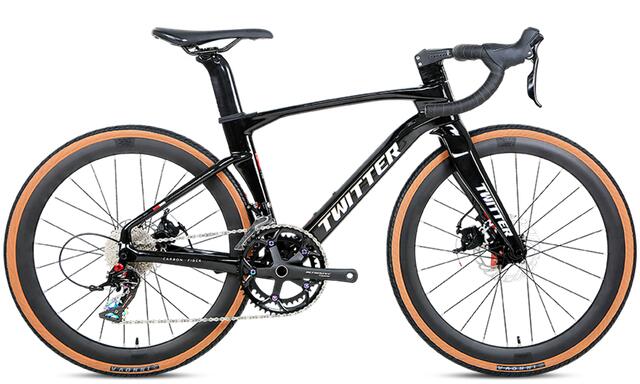 Freedom Disc Carbon Fiber 24 Wheel Road Bike Black RS 22S
