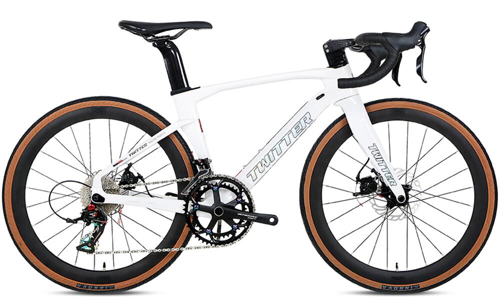 Freedom Disc Carbon Fiber 24 Wheel Road Bike White RS 22S