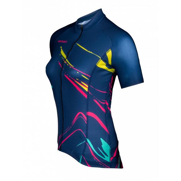 Vermarc Ink Fietsshirt Korte Mouwen SP.L Aero Dames Blauw