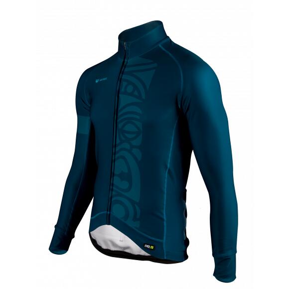 Vermarc Indy Fietsshirt Lange Mouw PR.R Heren Blauw