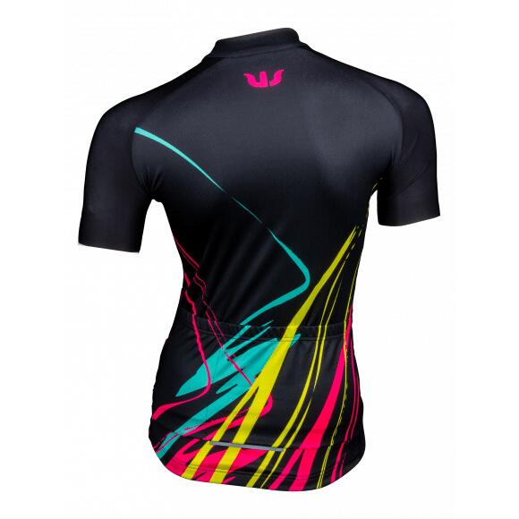 Vermarc Ink Fietsshirt Korte Mouwen SP.L Aero Dames Zwart