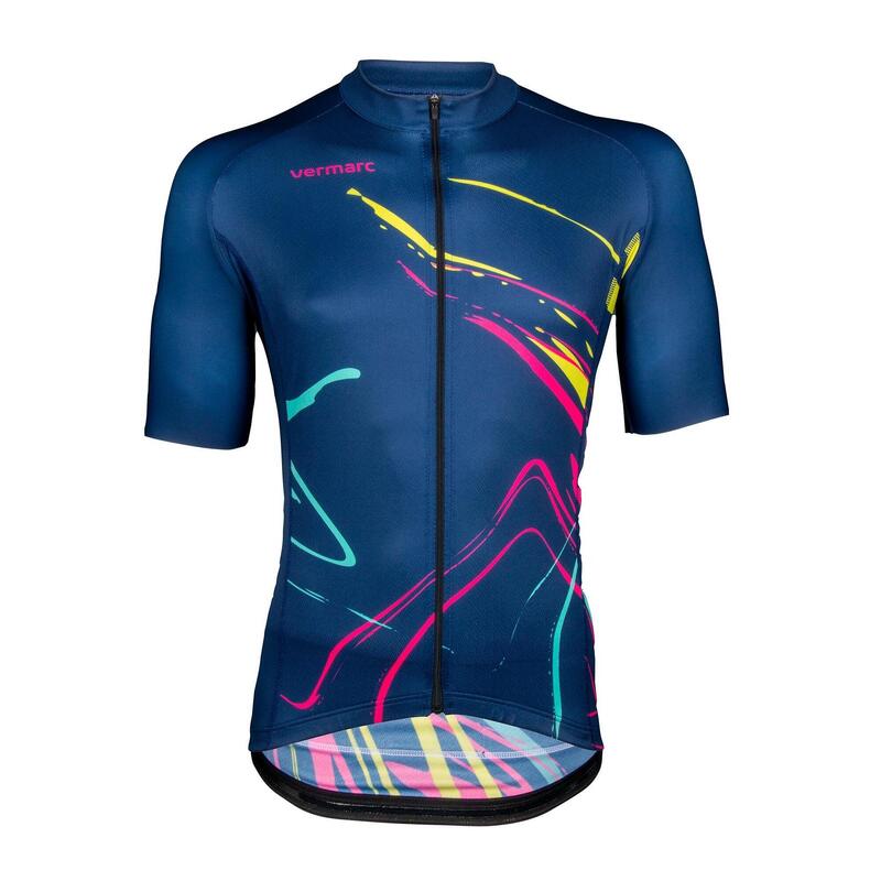 Vermarc Ink Fietsshirt Korte Mouwen SP.L Aero Heren Blauw