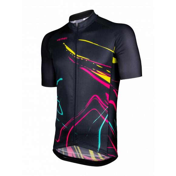 Vermarc Ink Fietsshirt Korte Mouwen SP.L Aero Heren Zwart