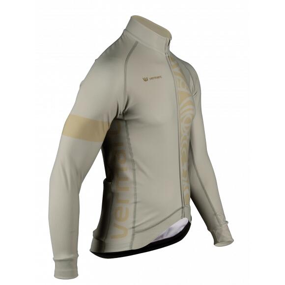 Vermarc Indy Fietsshirt Lange Mouw PR.R Heren Beige