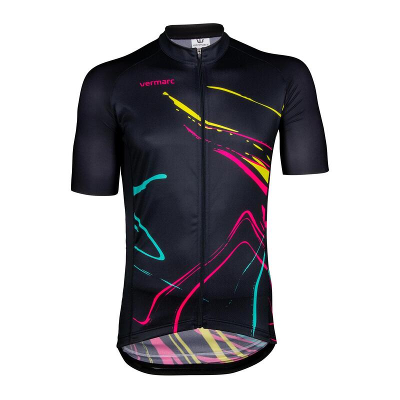 Vermarc Ink Fietsshirt Korte Mouwen SP.L Aero Heren Zwart