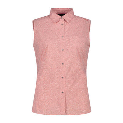 CMP ärmellose Bluse mit geometrischem Druck für Damen