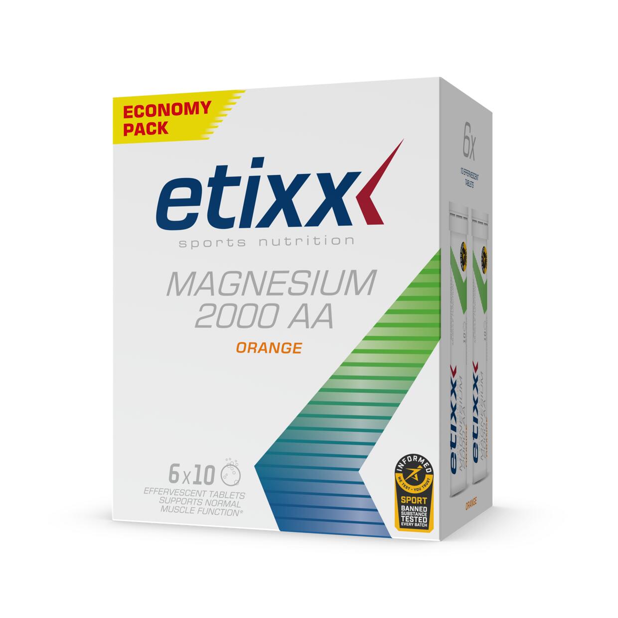 ETIXX Magnesium 2000 AA 6 x 10 bruistabletten