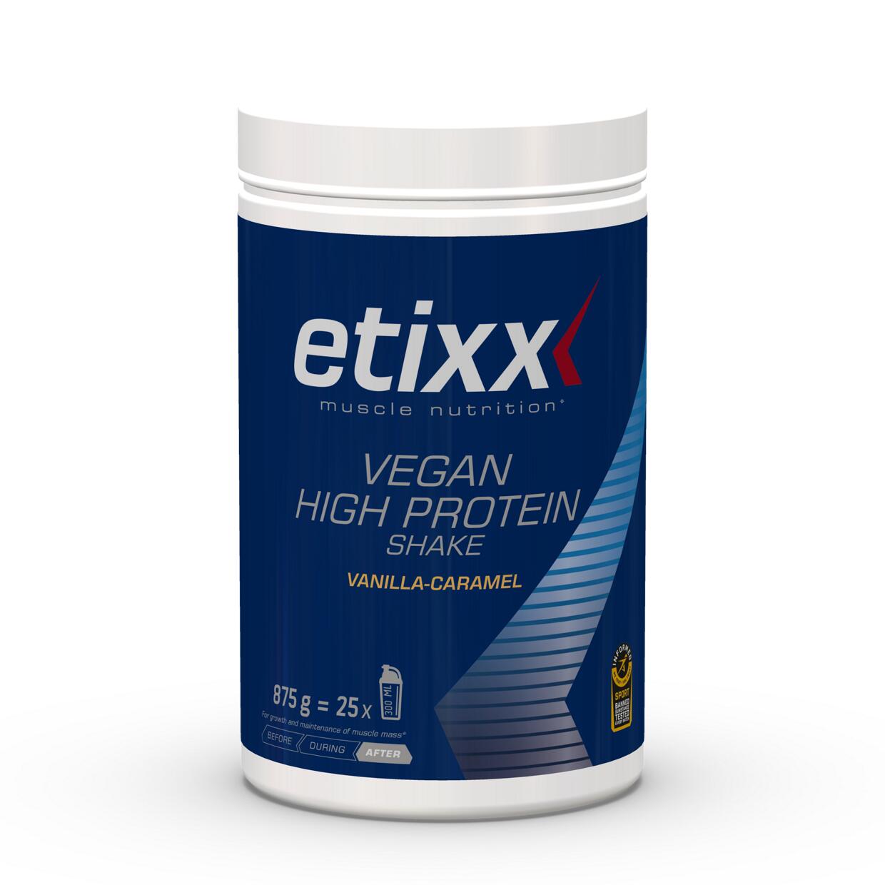 Etixx - Etixx Vegan High Protein Shake Vanilla-caramel 875 G - Isolat De Whey - Decathlon