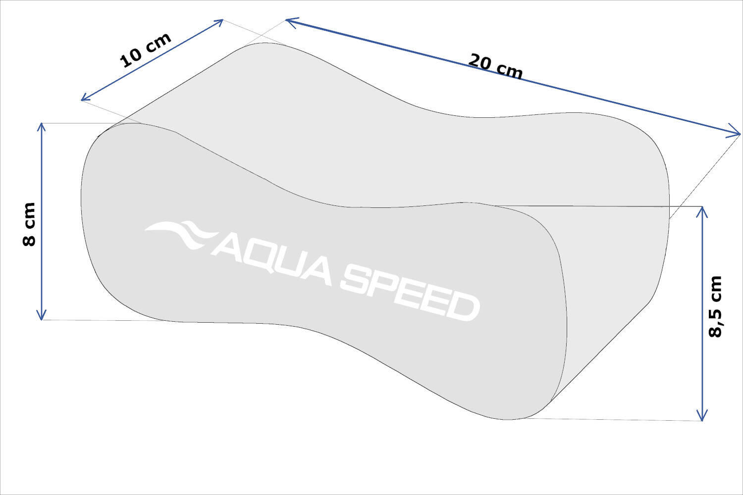 Planche de natation Aqua-Speed Ósemka Jr "3" 2/4