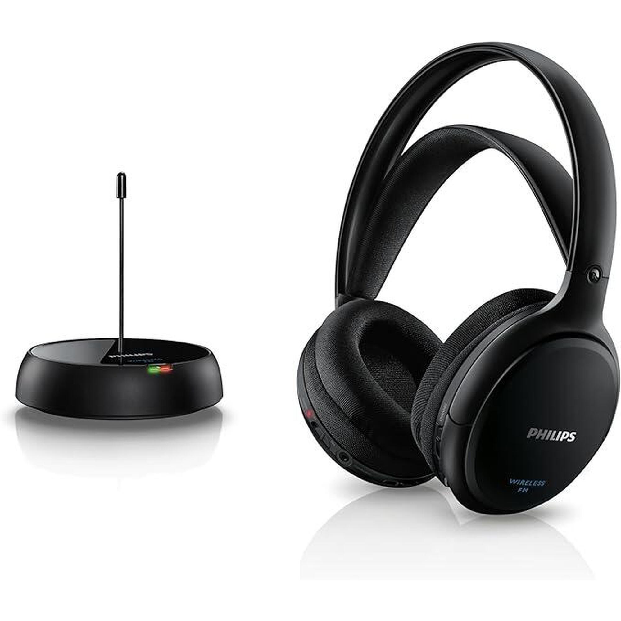 Auriculares Inalámbricos Philips SHC5200/ Radiofrecuencia/ Negros