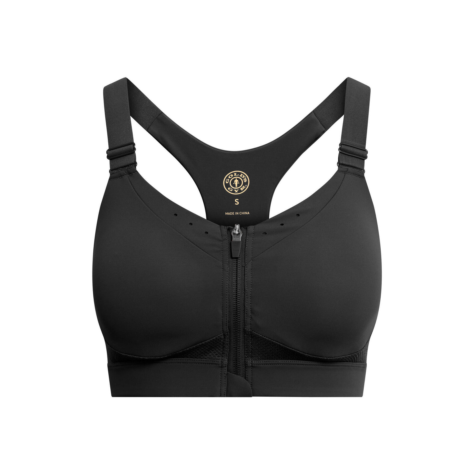 Gold's Gym - Brassière De Sport  Geena Noir Respirant Séchage Rapide Respectueux De La Peau - Soutien-gorge - Noir - 36 Xs - Decathlon