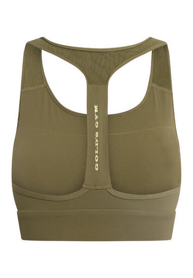 Brassière de sport NADIA kaki respirant séchage rapide respectueux de la peau