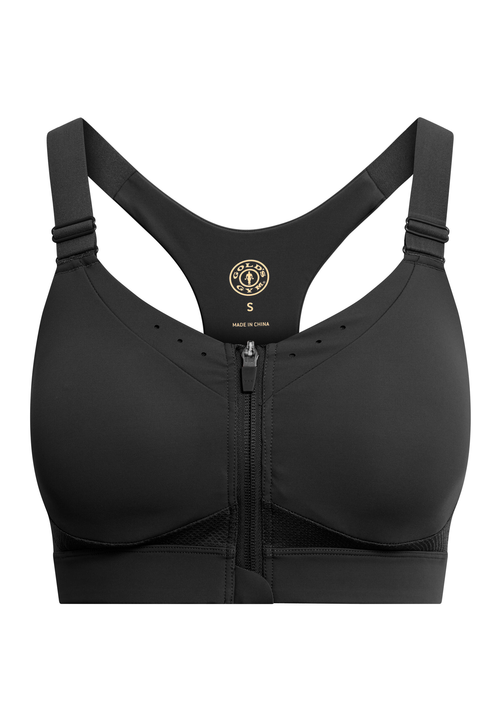 GOLD'S GYM Reggiseno sportivo GEENA nero traspirante asciugatura rapida