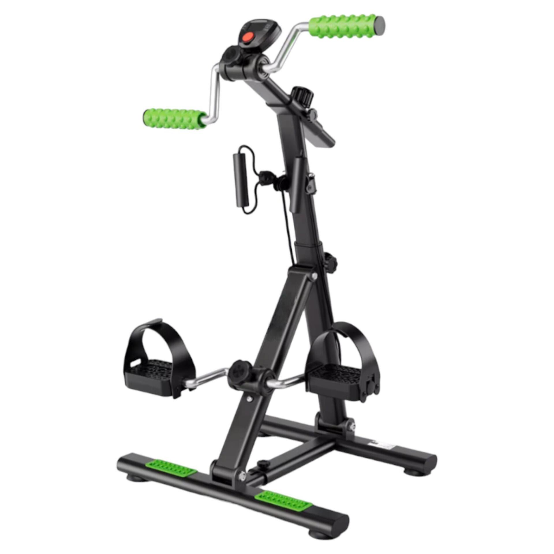 stationary rehabilitation bicycle MERACH S19 Pro Recumbent Fitness Bike Metal ABS Overall Dimension Recumbent Bike with Arm Exerciser