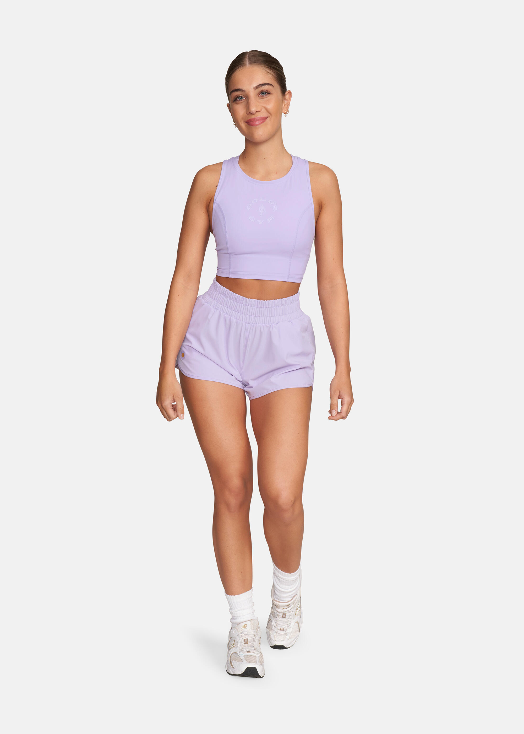 Short ELLEN lilas tacheté séchage rapide 4/5