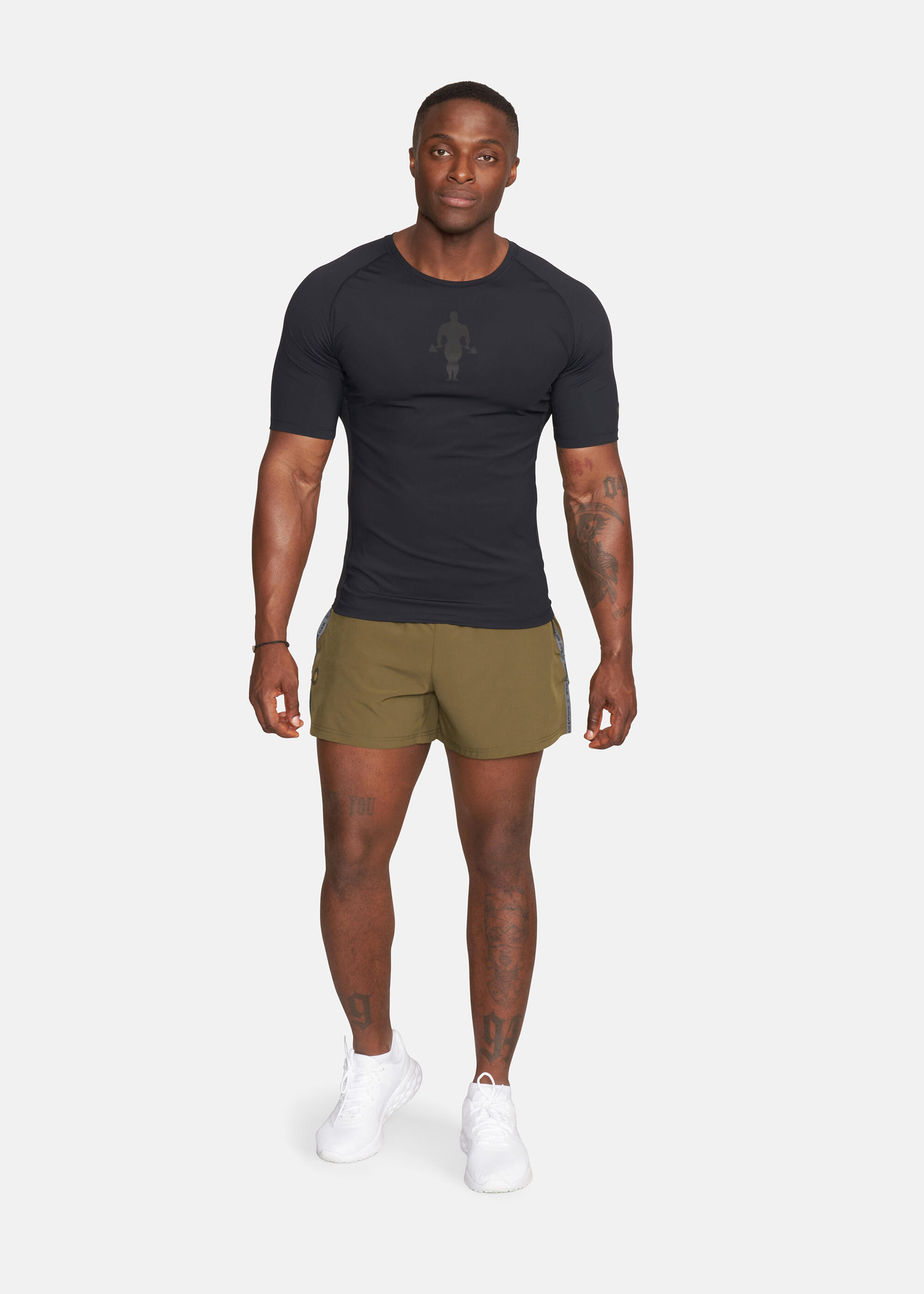 Short MARK kaki séchage rapide 4/5