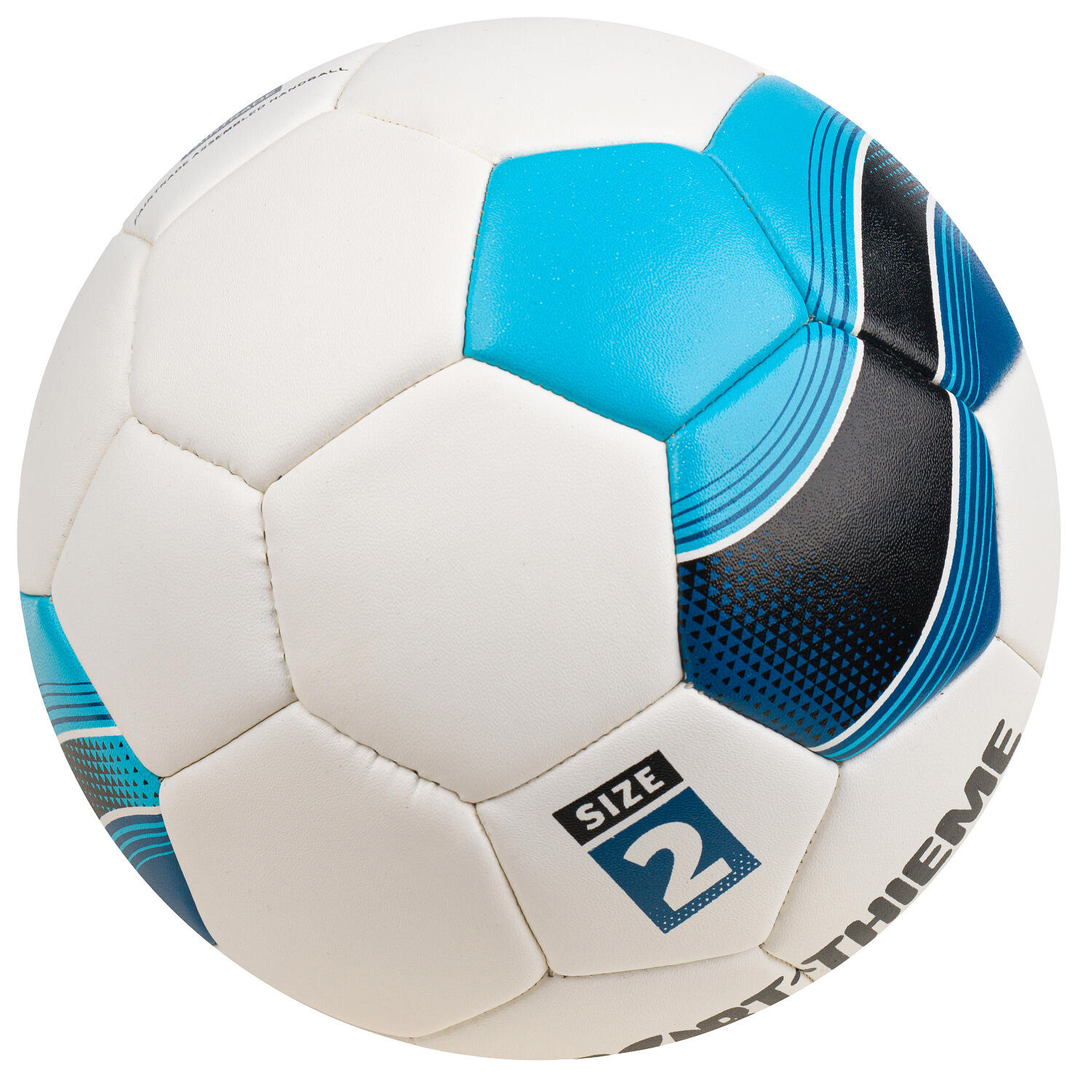 Handball Fairtrade Größe 2 Handball Unisex Weiß-Blau 3/4