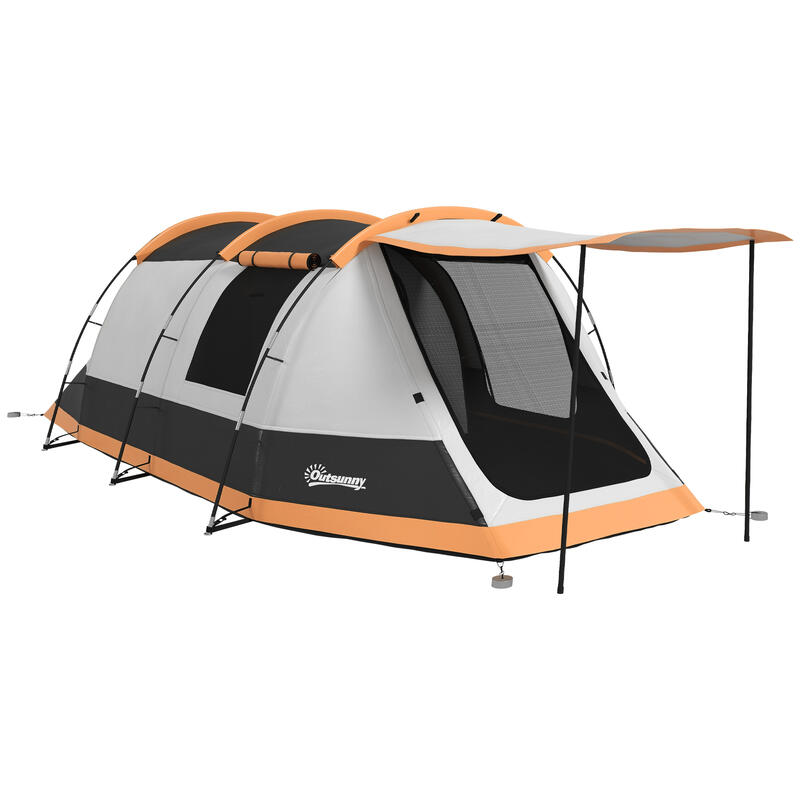 Tienda de Campaña Outsunny 370x220x130 cm Multicolor