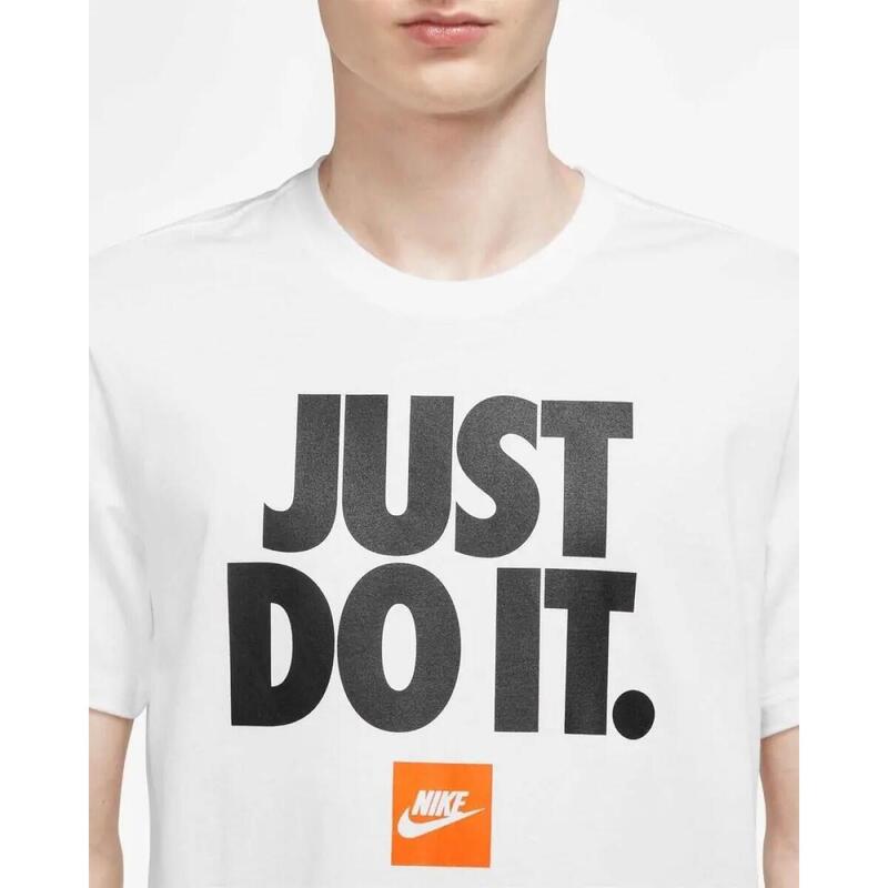 Tricou cu Mânecă Scurtă Bărbați Nike JDI VERDIAGE DZ2989 100  Alb