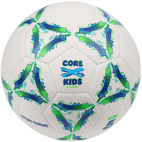 Fußball CoreX Kids X-Light Größe 5 Fußball Unisex Weiß-Grün-Blau