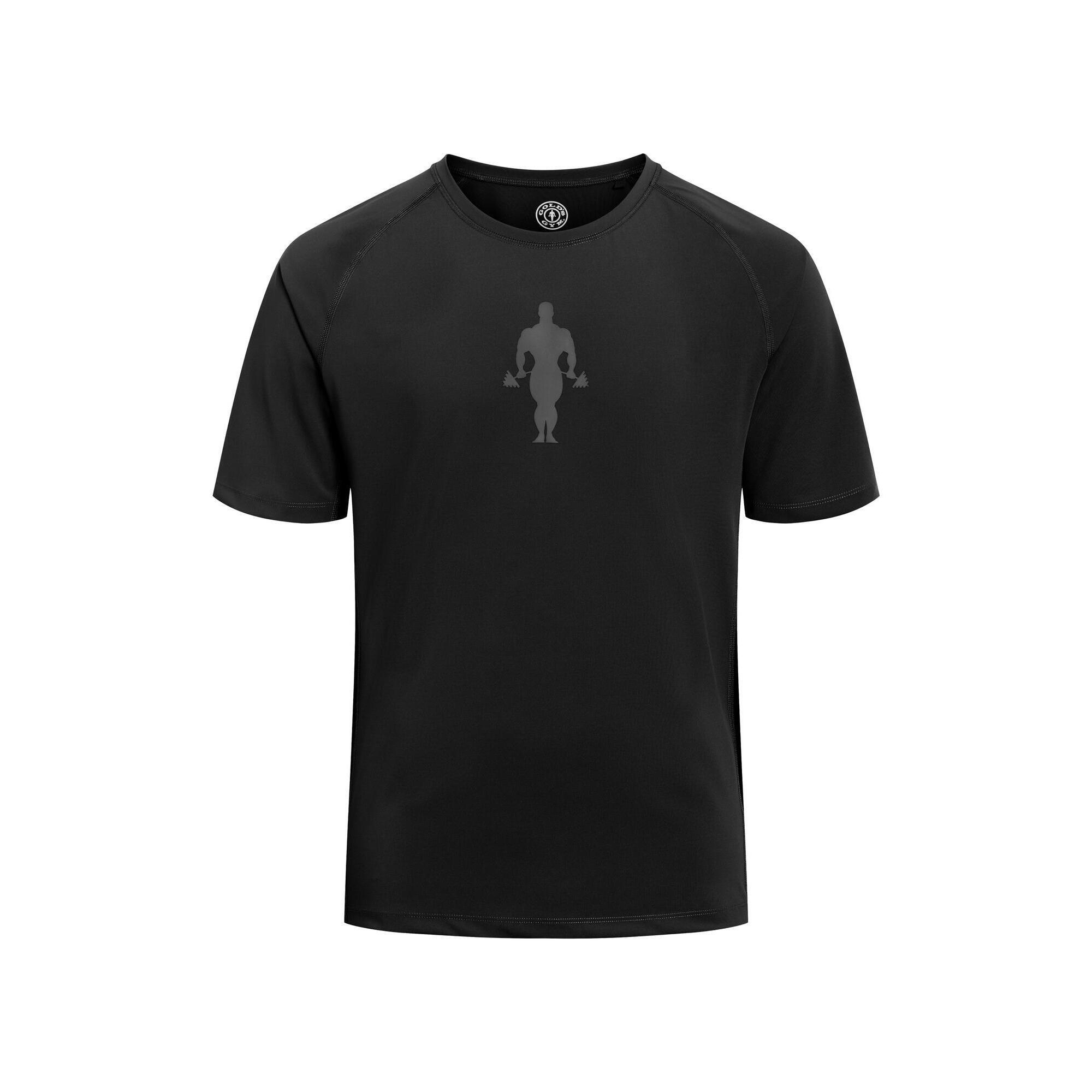 Gold's Gym - T-shirt Rob Noir - T-shirt Manches Courtes - Noir - 40 M - Decathlon