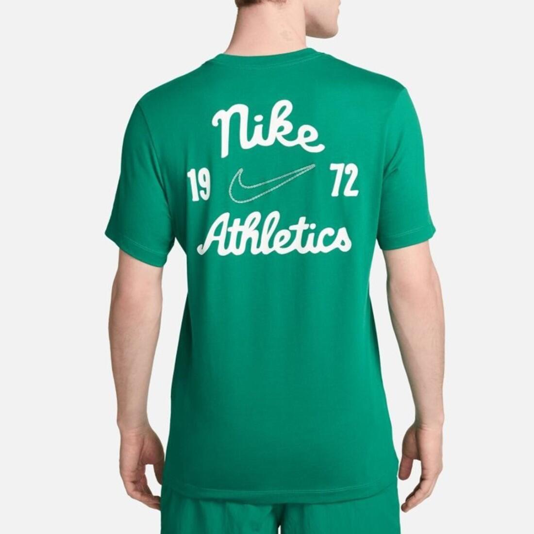 T-shirt uomo nike sportswear varsity - verde 2/6