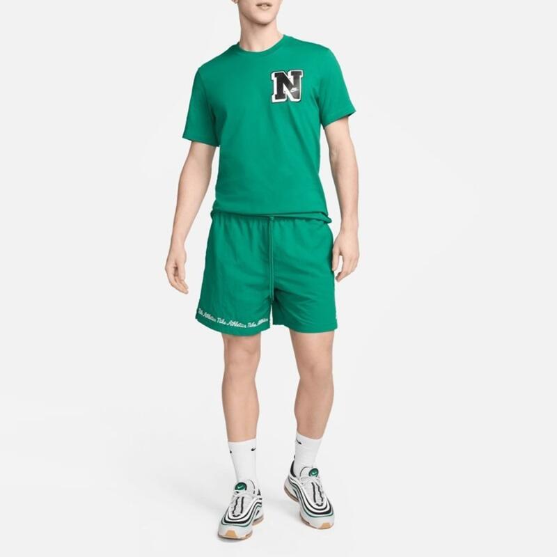 T-shirt uomo nike sportswear varsity - verde