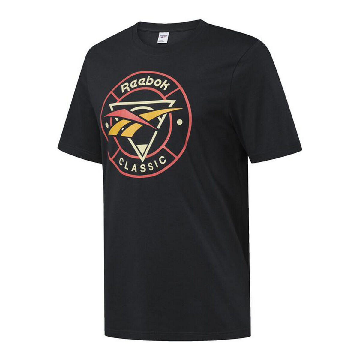 Camiseta de Manga Corta Hombre Reebok  Classic Trail Negro 1/5